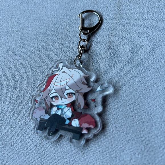 Kaedehara Kazuha ~ Genshin Impact ~ Key Chain ~ Brand New! ~ 2 for $20 - Picture 6 of 6
